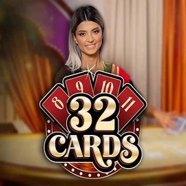 32 Cards online game logo by Ezugi on piperspins.it
