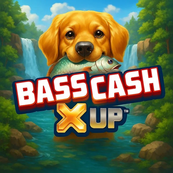 Bass Cash X UP logo by Alchemy Gaming PiperSpin Casino